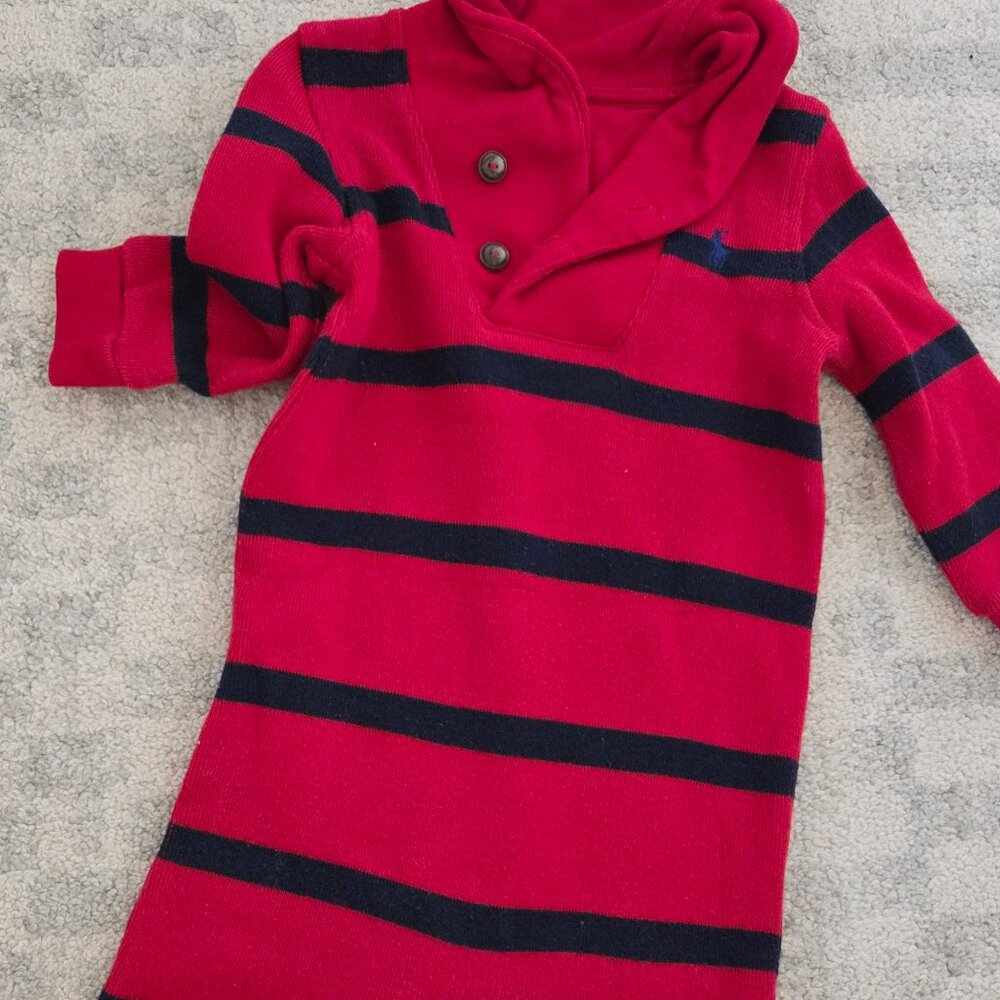 Polo Ralph Lauren onesie sweater | footsie